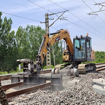 鐵路換枕機